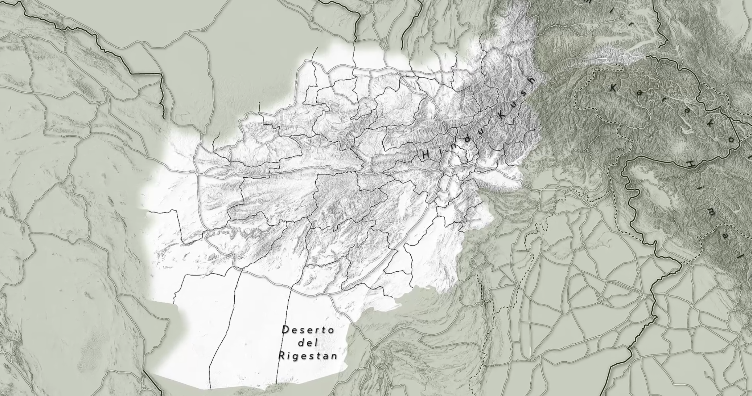 A dynamic map to understand the Afghanistan war
